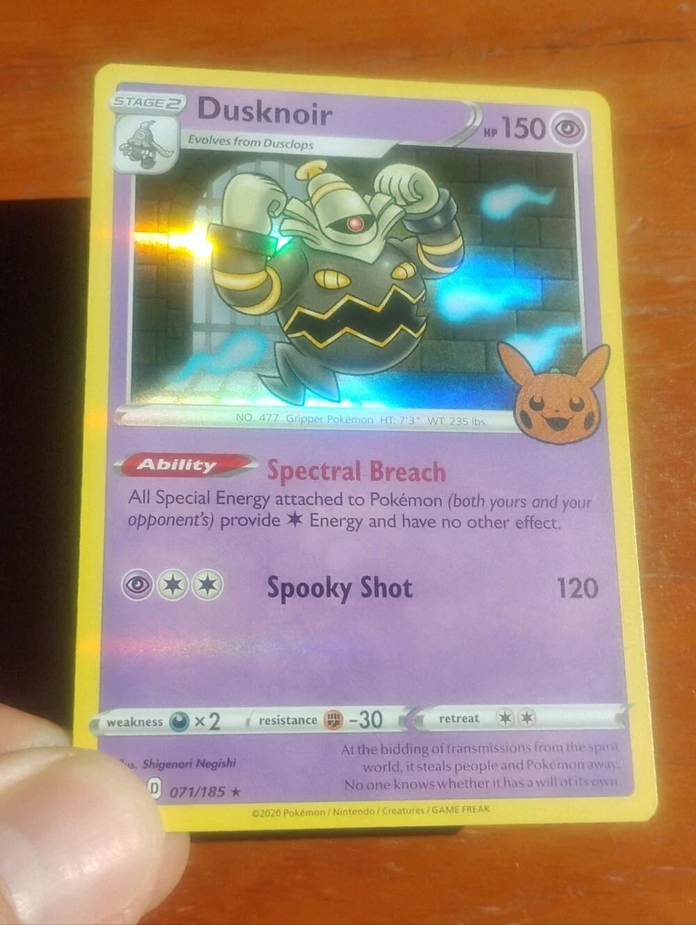 Mint Holo Dusknoir Dusclops & Duskull Trick or Trade Pokemon Cards